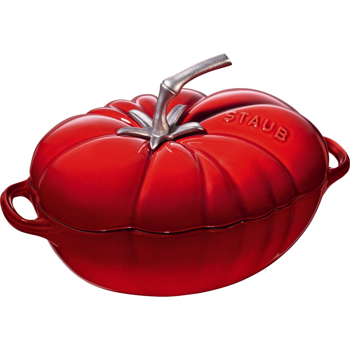 Staub, Garnek żeliwny owalny pomidor 2.5 l, Czerwony