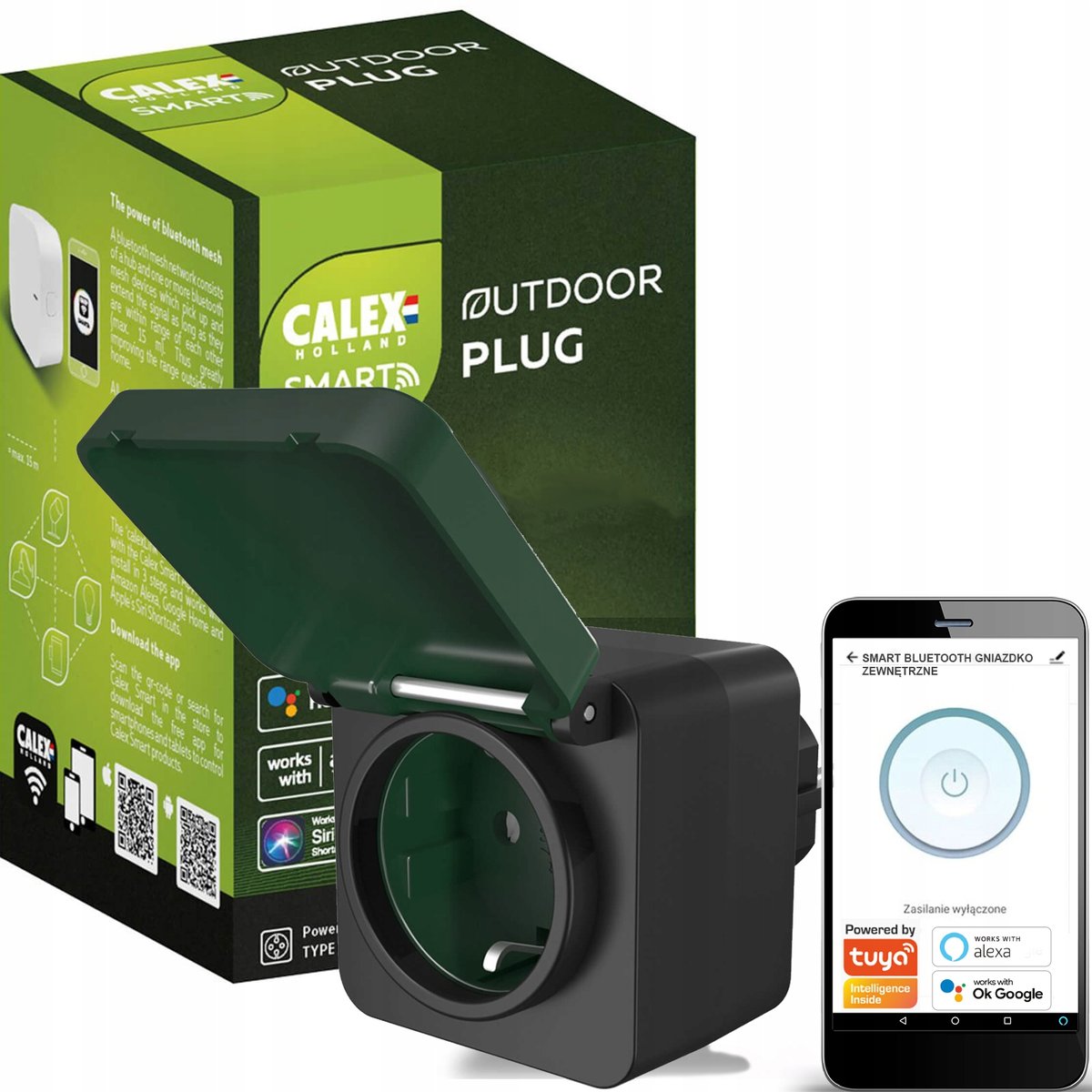 Gniazdko Zewnętrzne TUYA Bluetooth IP44 Smart Life