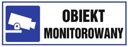 Tabliczka Obiekt Monitorowany