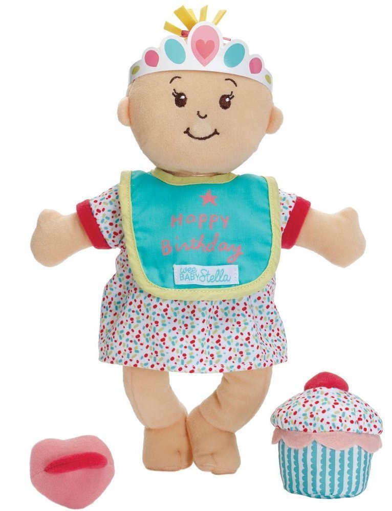 Pluszowa lalka pachnąca Wee Baby Stella zestaw urodzinowy Manhattan Toy