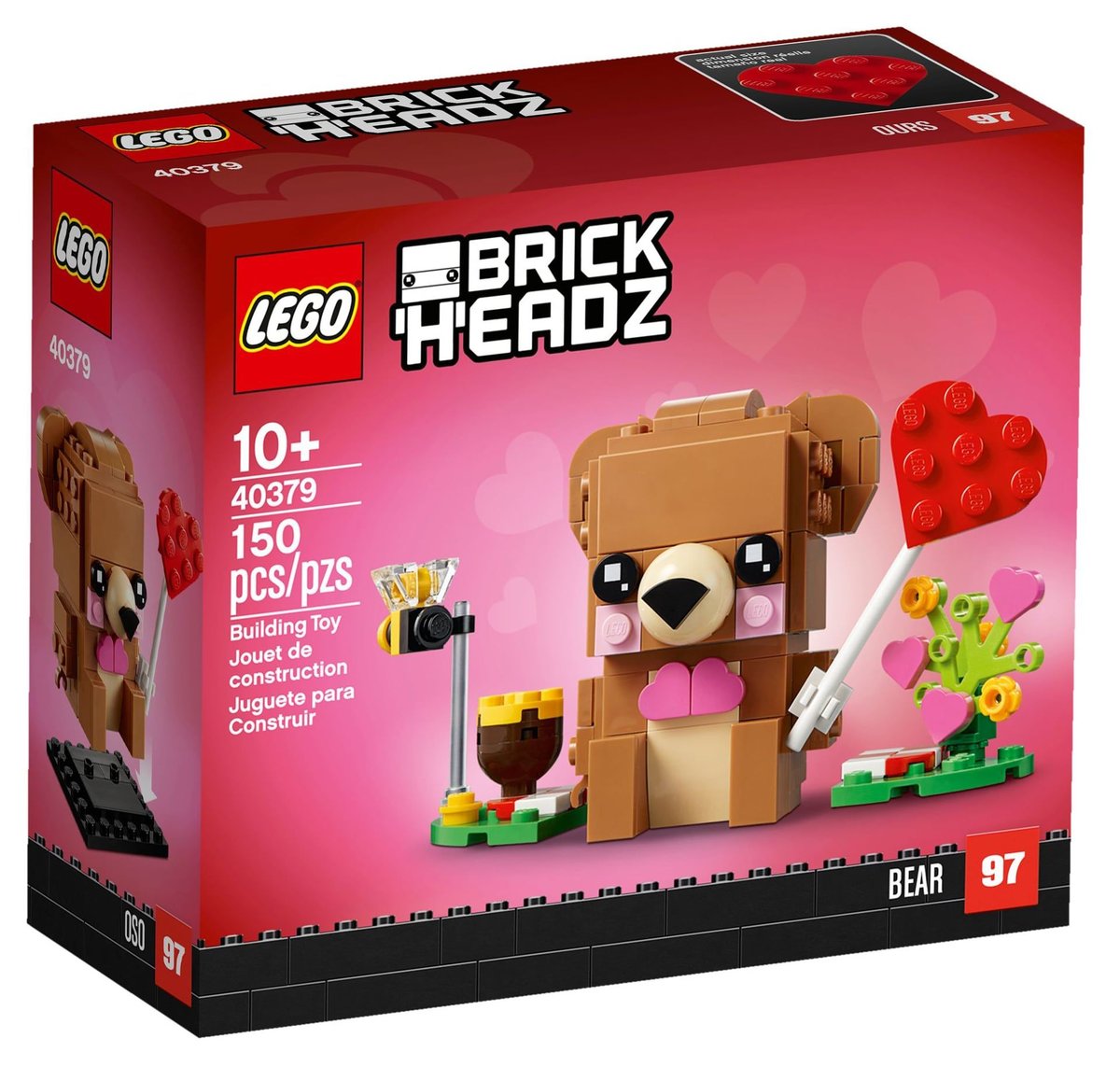 LEGO BrickHeadz Miś Walentynkowy 40379