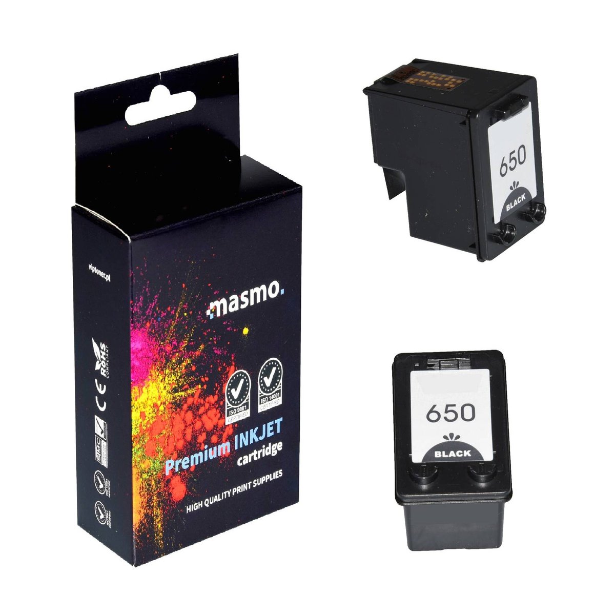 Tusz MASMO do HP 650 Advantage 3510 1515 2515 4515 4518 czarny zamiennik