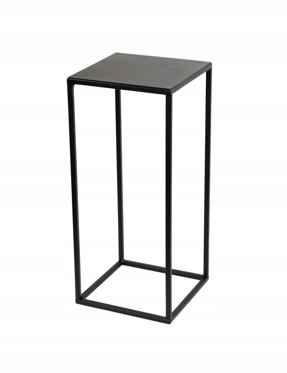 Kwietnik Stojak Na Kwiaty Metalowy Loft 19x19x47cm