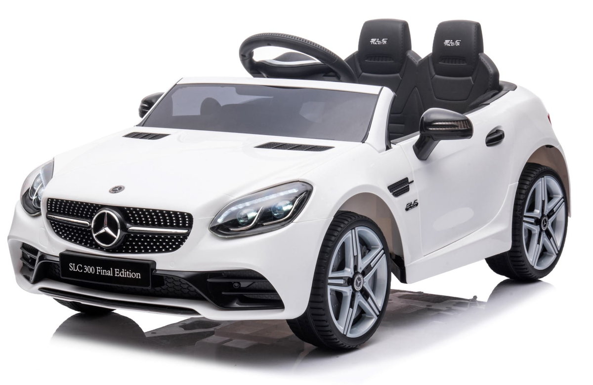 Samochód dla dziecka SUN BABY Mercedes Benz SLC300 Biały | Bezpłatny transport