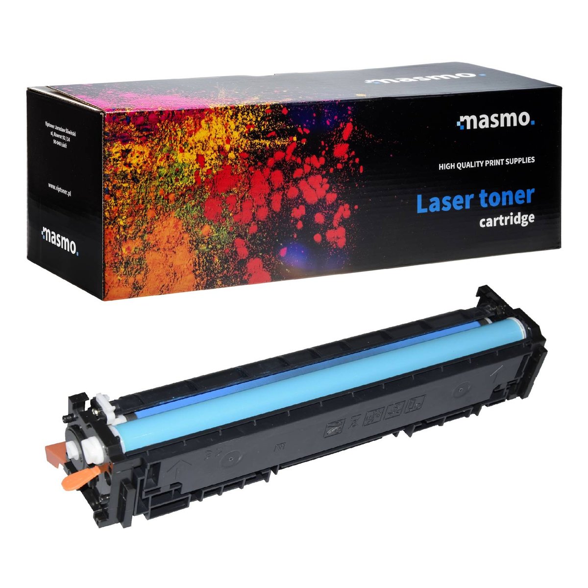 Toner MASMO do HP CF541X M254Dw M254Nw M280Nw M281Fw niebieski zamiennik