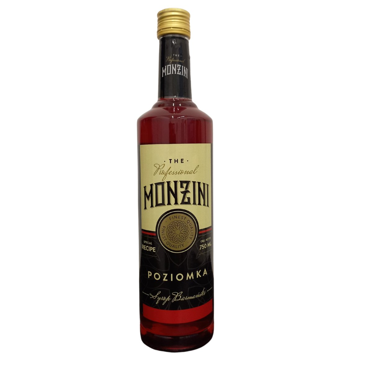 The Professional Monzini Syrop o smaku poziomkowym 750ml