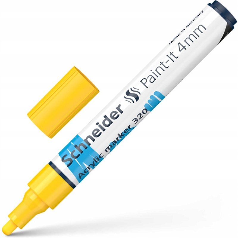 Schneider marker akrylowy Paint-it 320 4 mm 15 cm żółty twm_971361