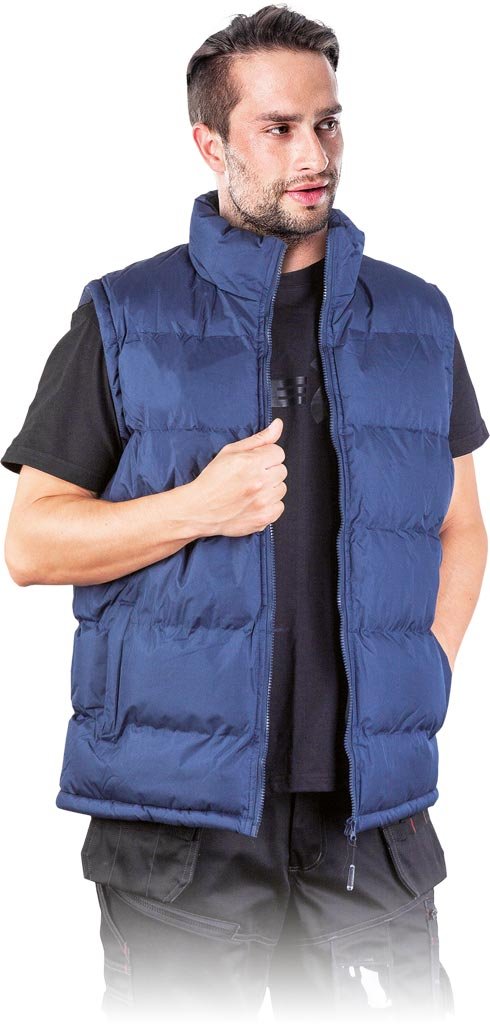 Reis HERON - bezrękawnik ocieplany polarem, stójka, zamek błyskawiczny - M-3XL.