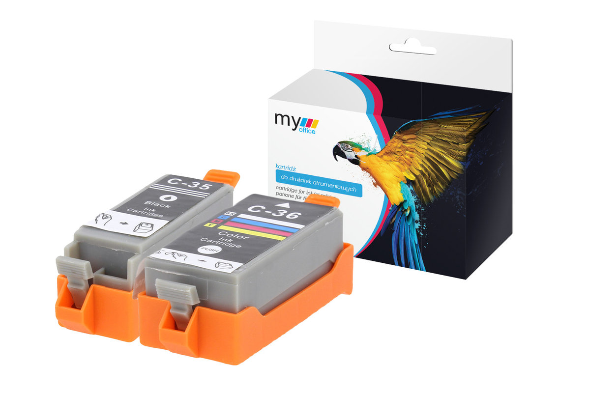 MyOffice Komplet tuszów PGI-35/CLI-36 do Canon