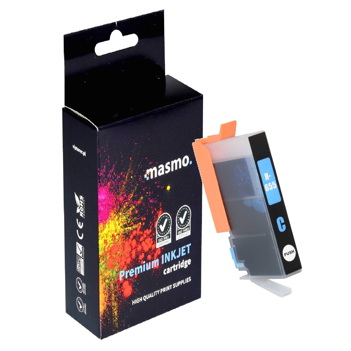 Tusz MASMO do HP 655  DeskJet 3525 4615 5525 niebieski zamiennik
