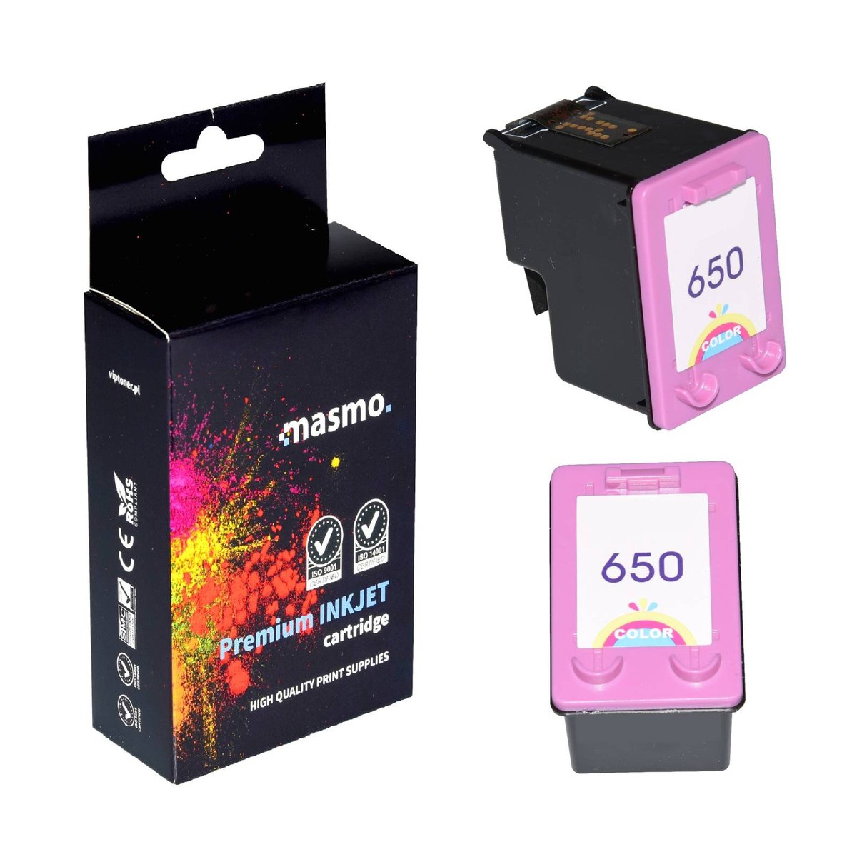 Tusz MASMO do HP 650 Advantage 3510 1515 2515 4515 4518 trójkolorowy zamiennik