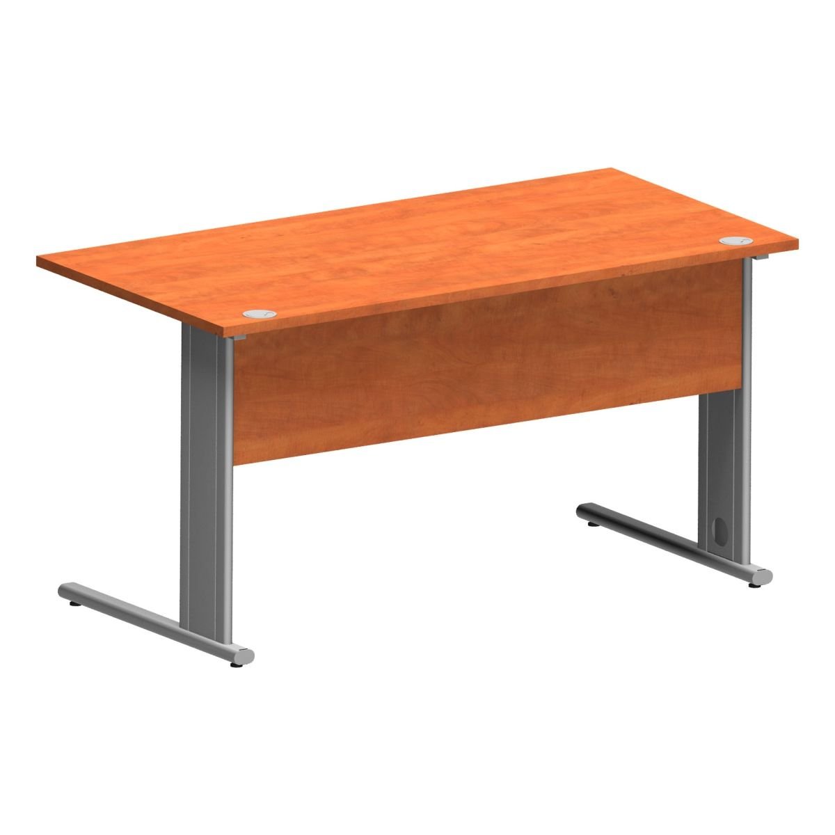 Biurko B-140 S SILVER GRUSZA POLNA + SZARA PLATYNA