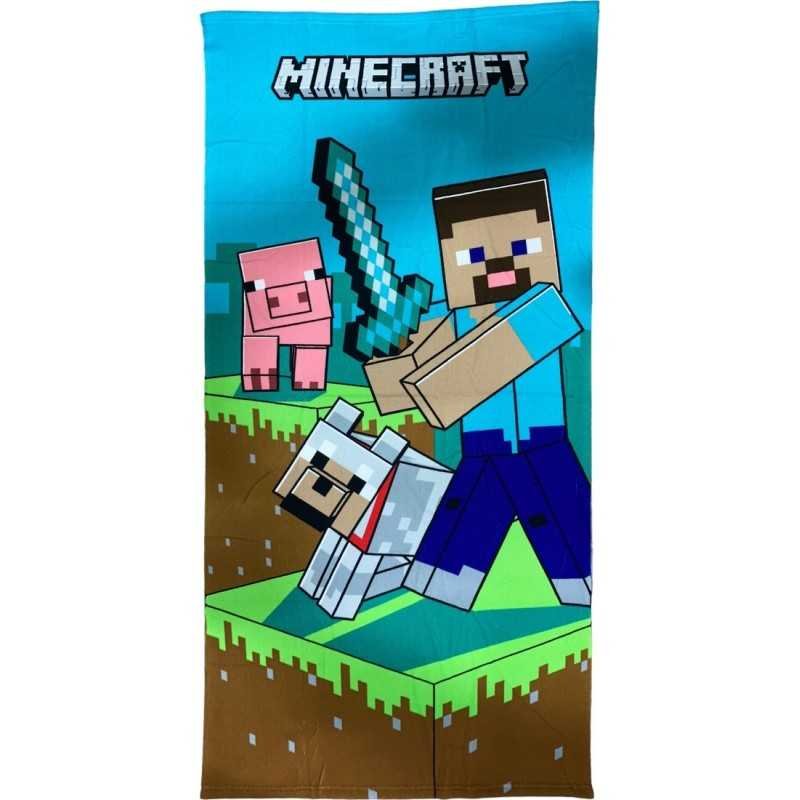 Ręcznik 140x70cm szybkoschnący Minecraft