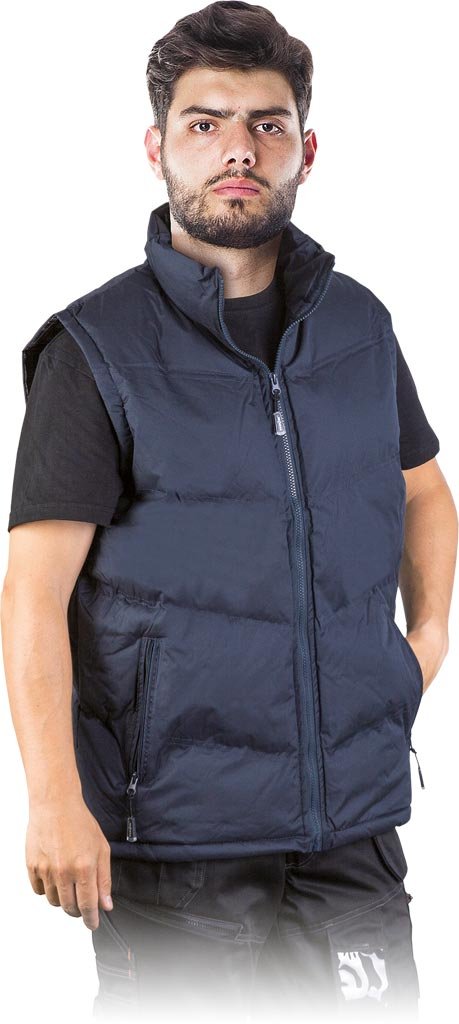 Reis GRENADA - bezrękawnik ocieplany polarem, stójka, zamek błyskawiczny - M-3XL.