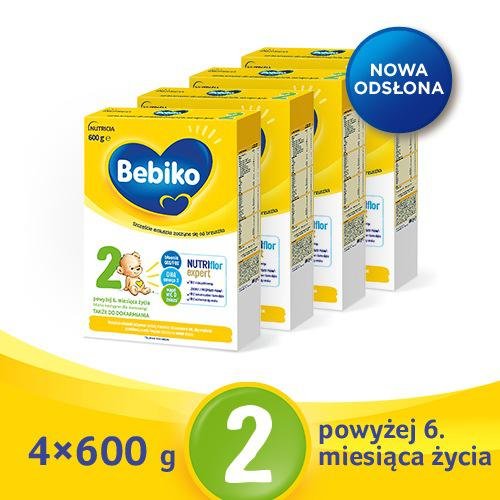 Bebiko 2 NUTRIflor Expert – mleko modyfikowane dla niemowląt powyżej 6. miesiąca życia