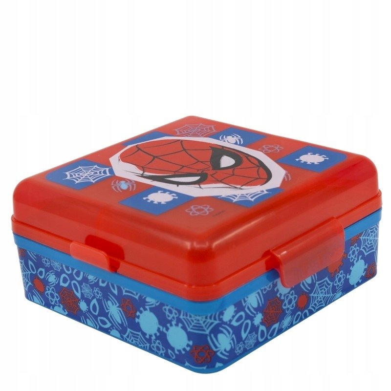 śniadaniówka trzykomorowa lunch box SPIDERMAN