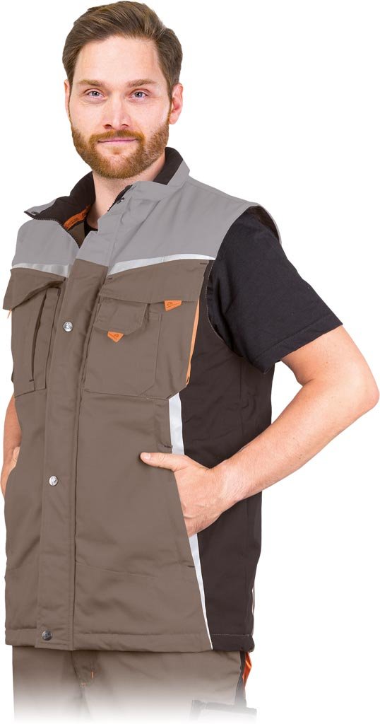 Leber & Hollman BEZRĘKAWNIK OCHRONNY OCIEPLANY 3XL - LH-NAW-V BEBRP ab_LHNAWVBEBRP3XL