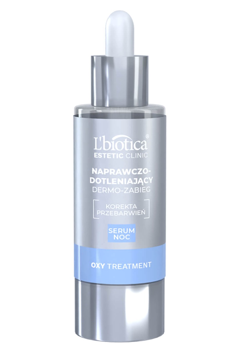 L'Biotica Estetic Clinic Oxy Treatment Naprawczo-dotleniający dermo-zabieg Serum na noc 30ml