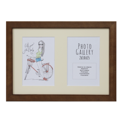 Galeria na zdjęcia drewniana 2 x 10 x 15 cm