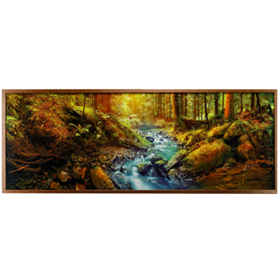 Fotografia - rama brązowa 50 x 140 cm
