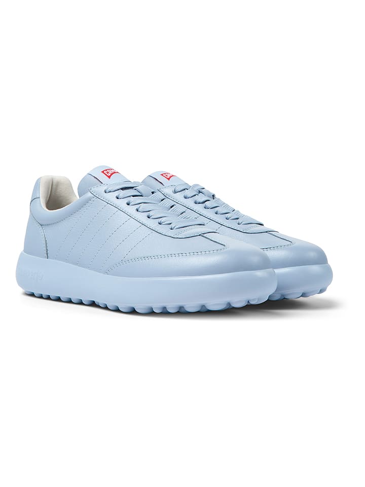 Camper Skórzane sneakersy w kolorze błękitnym