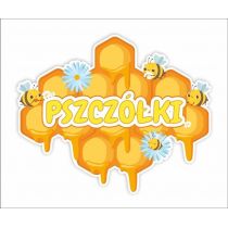 LearnHow Dekoracja tabliczki - Grupa pszczółki