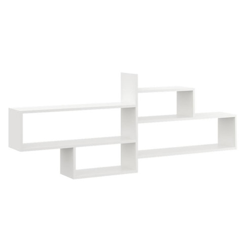 Biała Skandynawska Półka Ścienna 6 Rozmiarów A4-D93