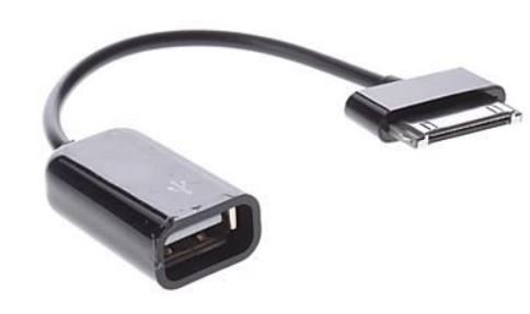 Techly Adapter Techly USB OTG do Samsung Galaxy Tab, 0,2m, czarny I-SAM-EXT20 KKTCKPBU0010