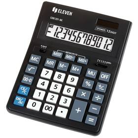 Kalkulator Eleven CDB1201-BK, stolnÃ­, dvanÃ¡ctimÃ­stnÃ¡ (CDB1201-BK) Czarna