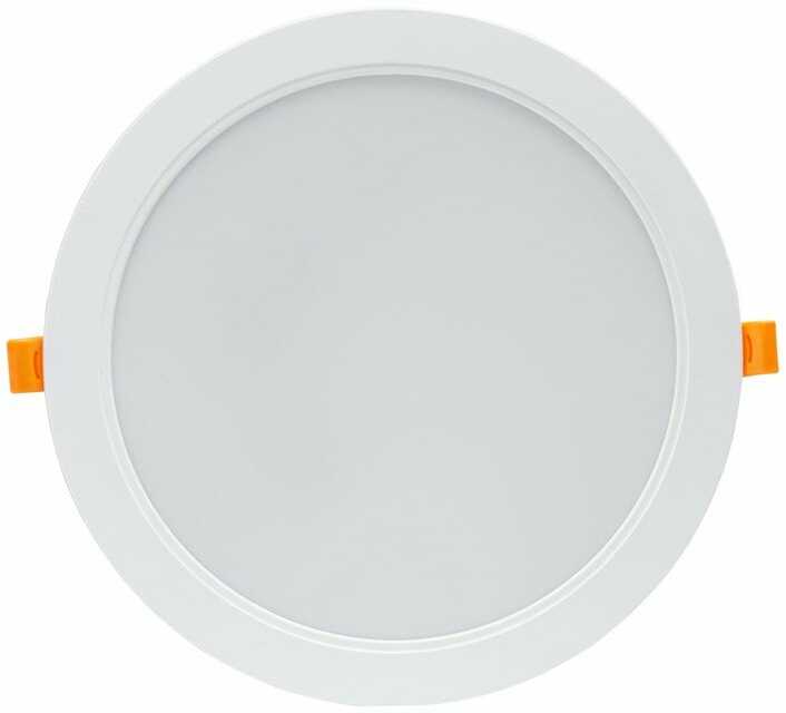 Oprawa DURE 3 DOWNLIGHT 24W Barwa Neutralna 230V 110st IP54 IK06 220x34 BIAŁY okrągła zasilacz zintegrowany SLI043009NW_PW