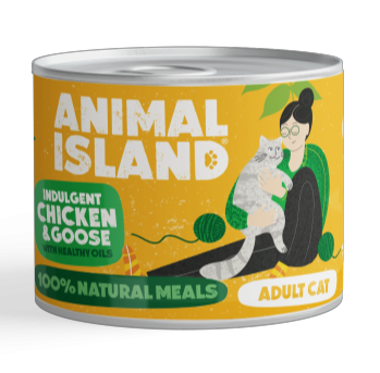 Animal Island karma mokra dla kota - kurczak i gęś 200g