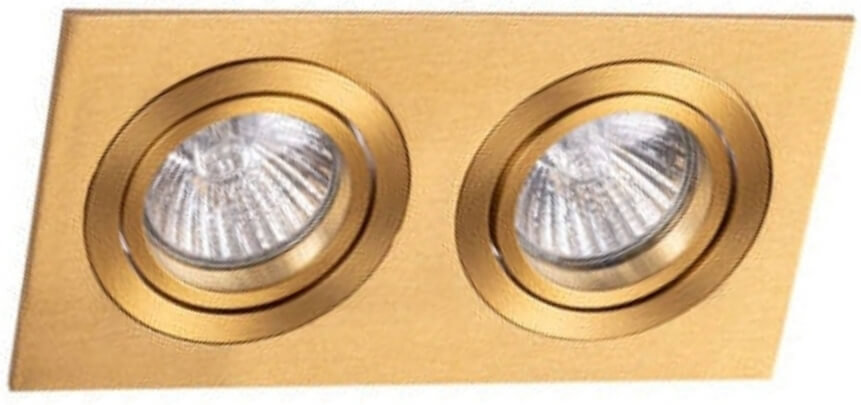 Lampa sufitowa oczka Caro AZ5426 podwójna miedziana