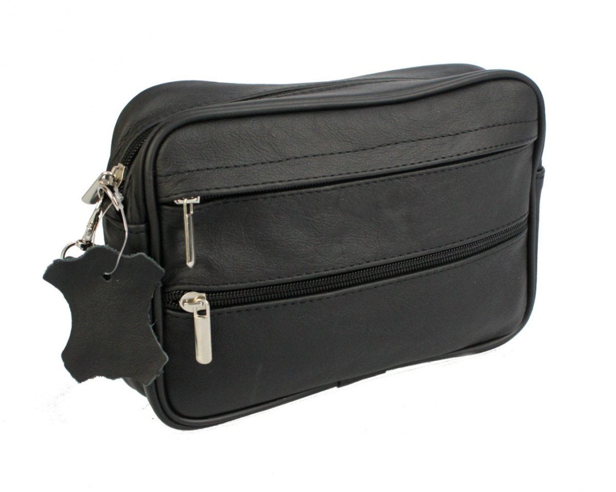 Saszetka Męska Skórzana Średnia MAGRE (PL) ANDRZEJ II BIS DeLuxe Skóra Naturalna 22,5 x 15 x 5 [cm]