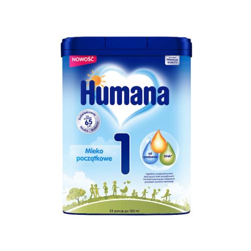 HUMANA 1 HMO Mleko początkowe od urodzenia, 750g >> WYSYŁKA W 24H 