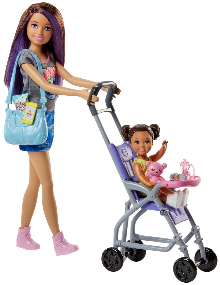 Barbie Opiekunka Zestaw z lalką FHY97/FJB00 887961531480
