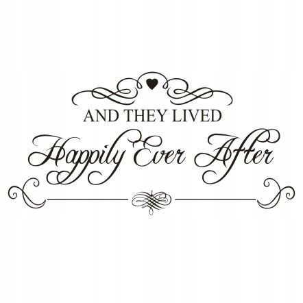 Napis na ścianę naklejka - And They Lived - 179, 200x100 cm