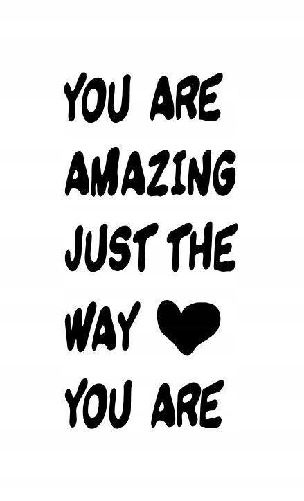 Napis na ścianę, naklejka - You are amazing... 10, 240x120 cm
