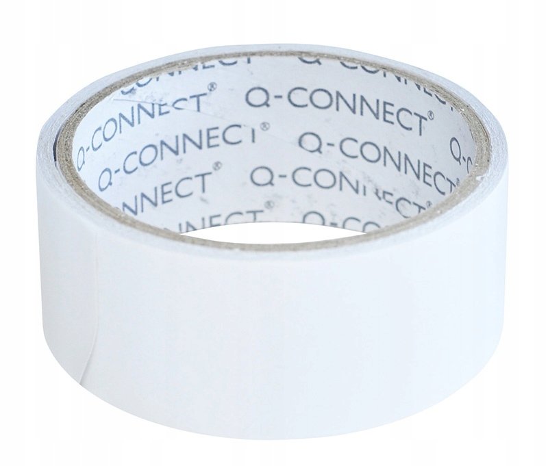 Q-CONNECT Taśma dwustronna 38mm 5m biała