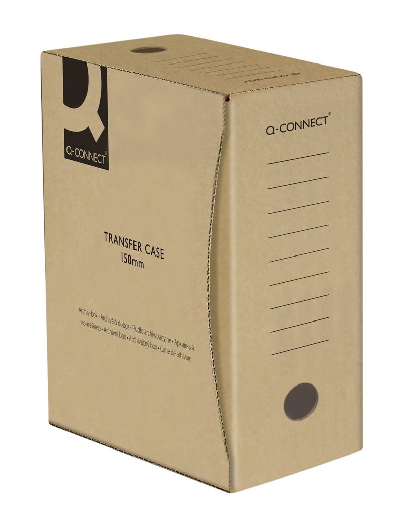 Q-CONNECT Pudło archiwizacyjne , karton, A4/150mm, szare KF15848