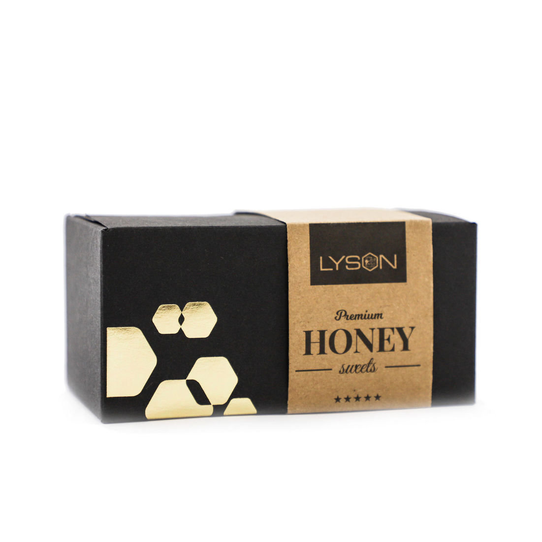 Krówki miodowe Sweet Honey Natural 120 g. czarny