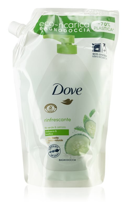 Dove Go Fresh, Ogórek I Zielona Herbata, Żel Pod Prysznic, Uzupełnienie, 720ml