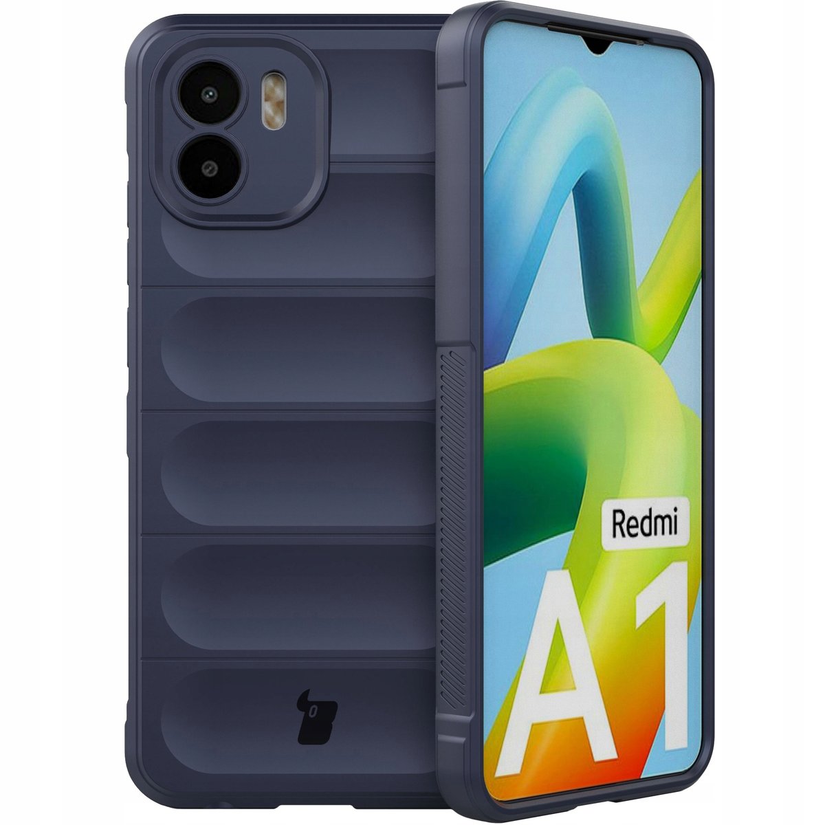 Bizon Etui Case Tur do Redmi A1 granatowe
