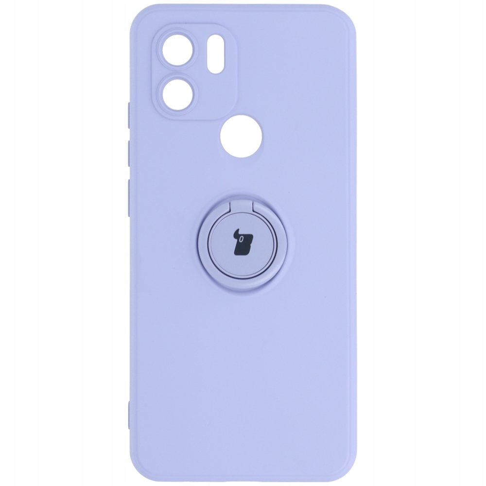 Bizon Etui Case Silicone Ring do Redmi A1 jasnofioletowe