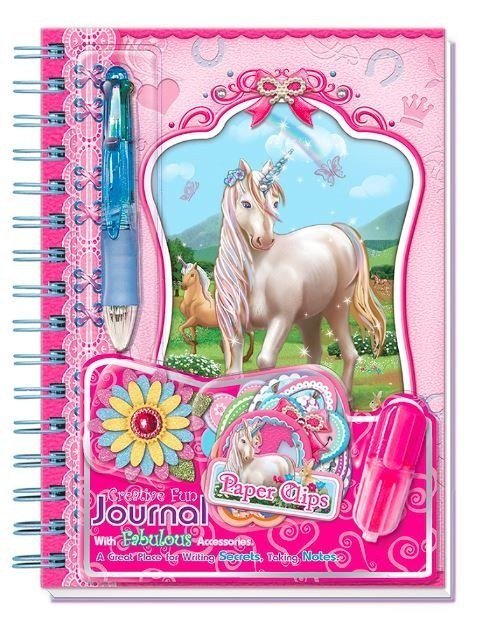 pamiętnik na spirali jednorożce