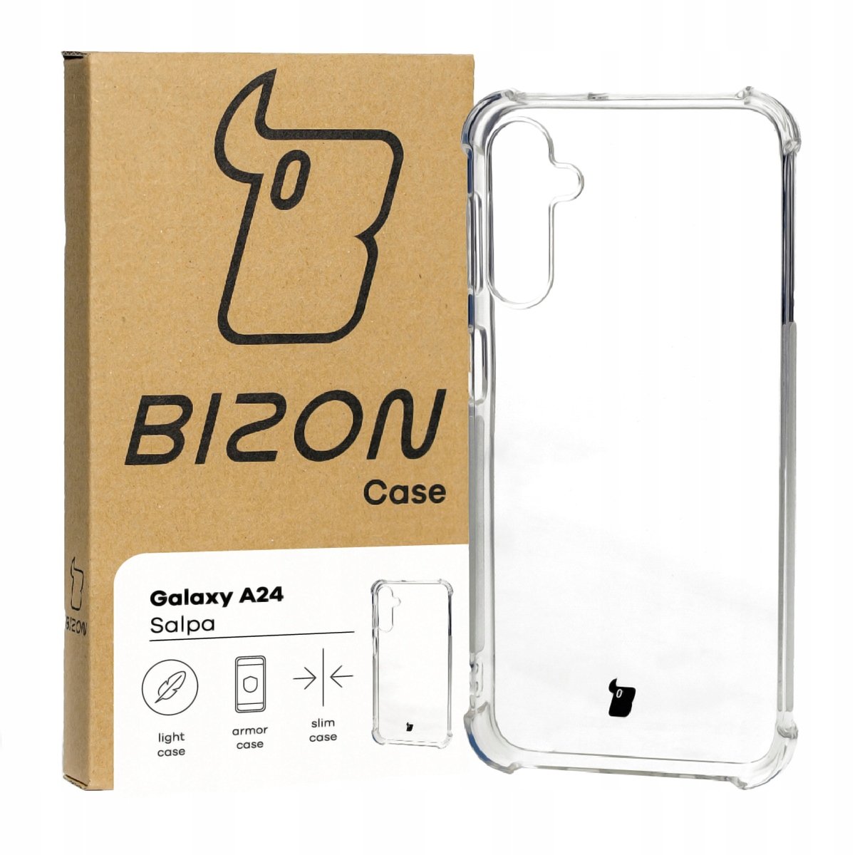 Etui przezroczyste Bizon do Galaxy A24, obudowa
