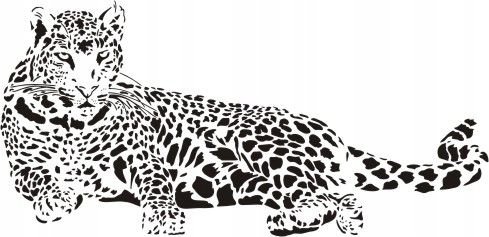 Naklejka na ścianę gepard - Dzikie koty 19, 160x77 cm