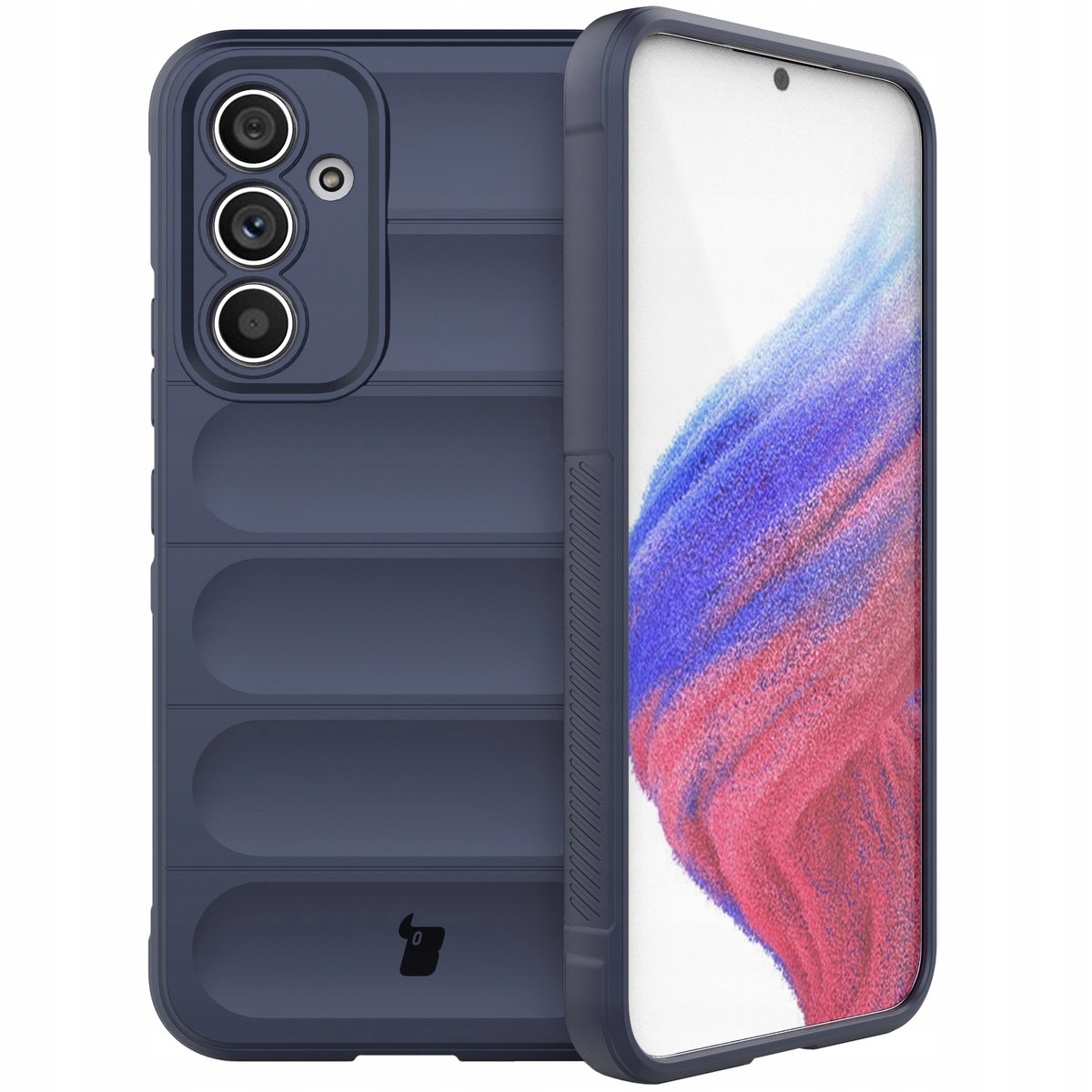 Bizon Etui Case Tur do Galaxy A54 5G, granatowe