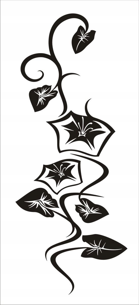 Naklejka na ścianę meble lustro dekor Ornament 134, 60x25 cm