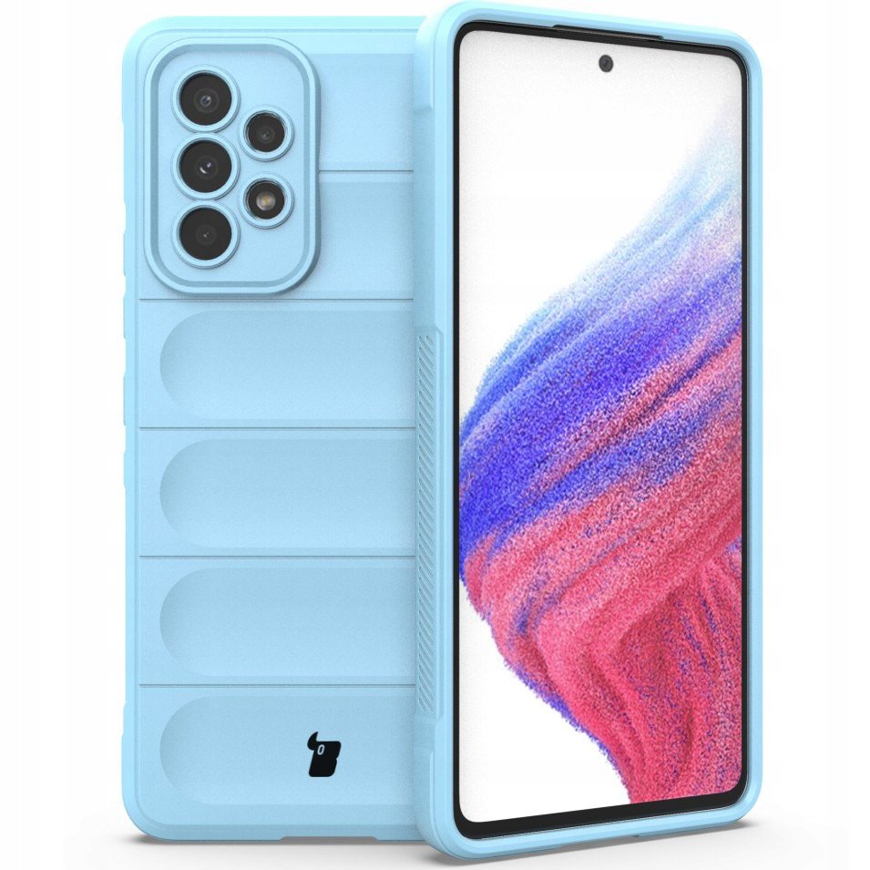 Bizon Etui Case Tur Galaxy A53 5G błękitne