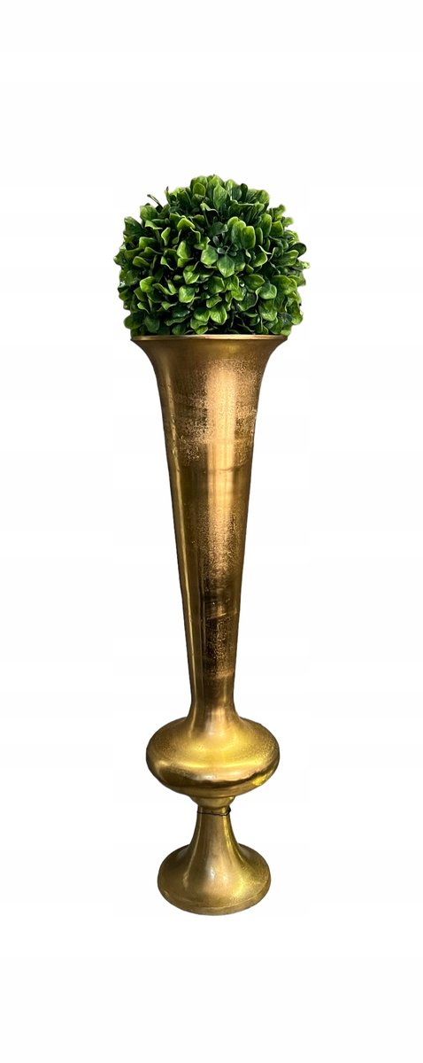 DONICA DUŻA METALOWA ZŁOTA 84 CM